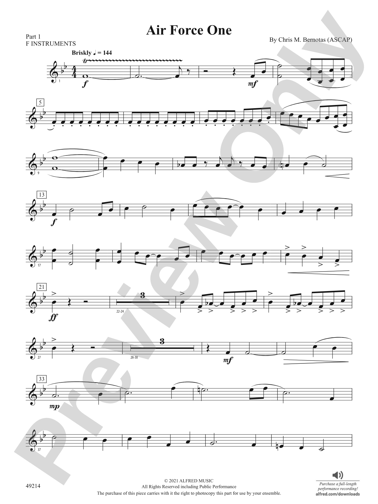 Air Force One: Part 1 - F Instruments