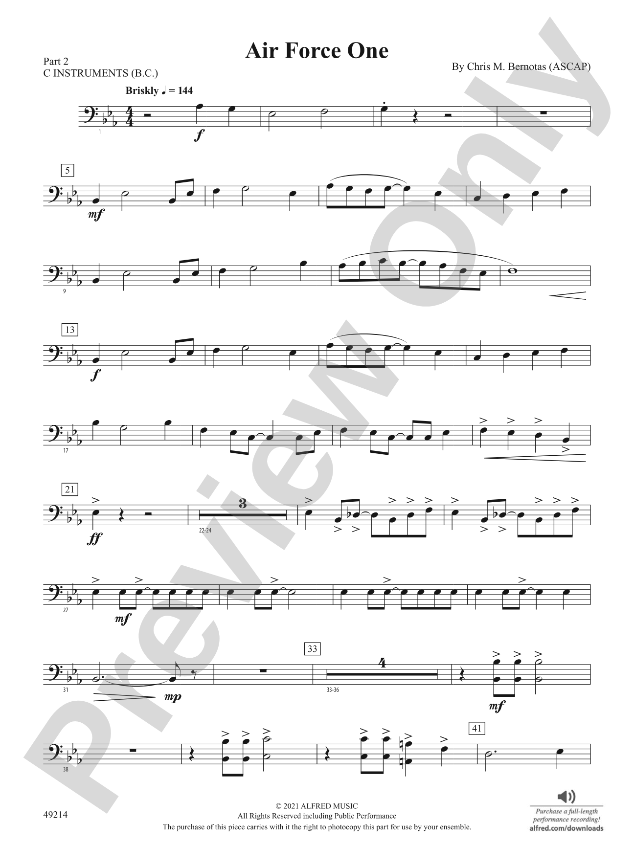Air Force One: Part 2 - C Instruments (B.C.)