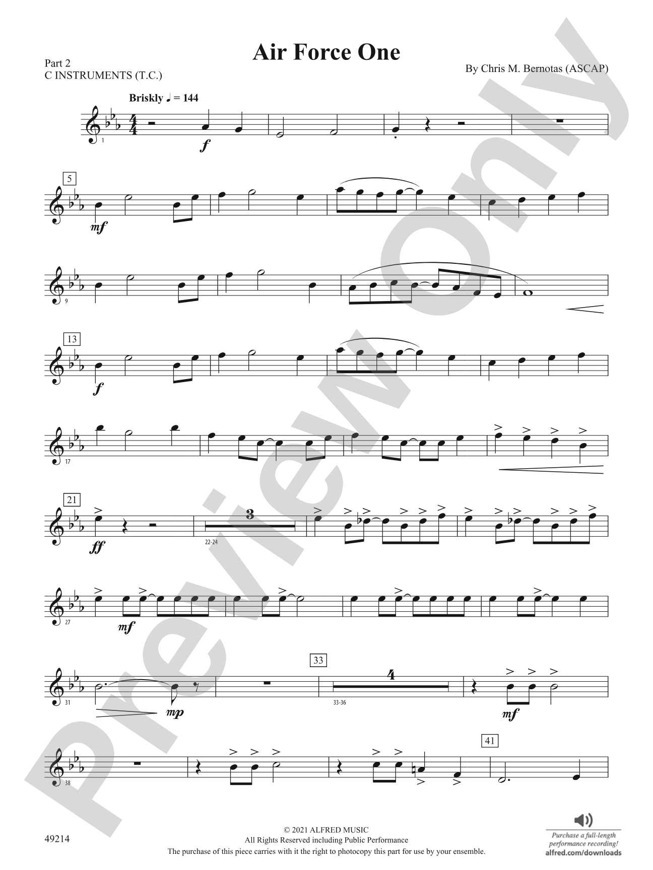 Air Force One: Part 2 - C Instruments (T.C.)