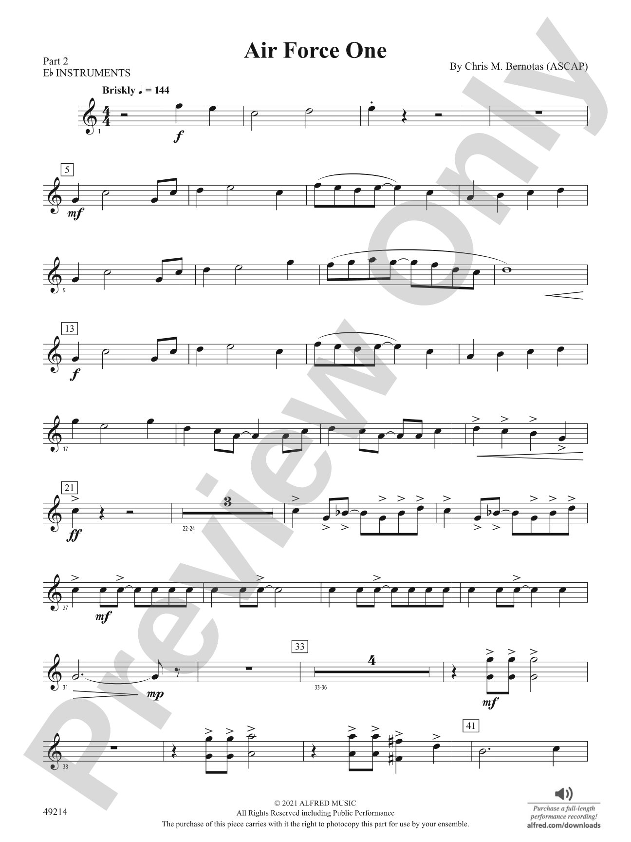 Air Force One: Part 2 - E-flat Instruments