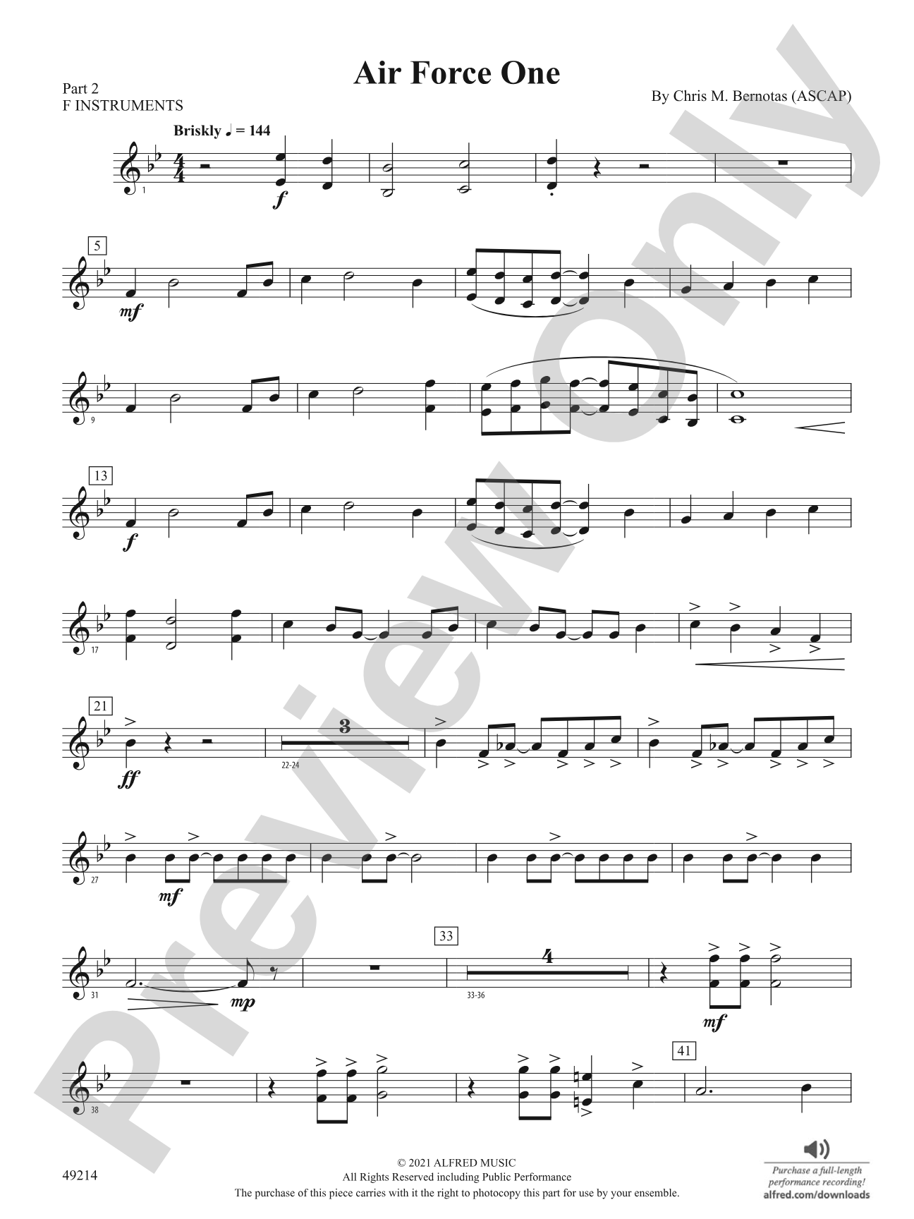 Air Force One: Part 2 - F Instruments