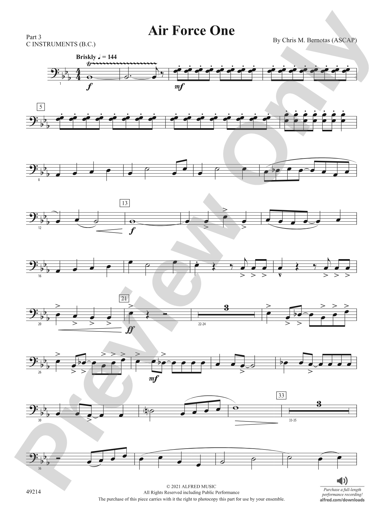 Air Force One: Part 3 - C Instruments (B.C.)