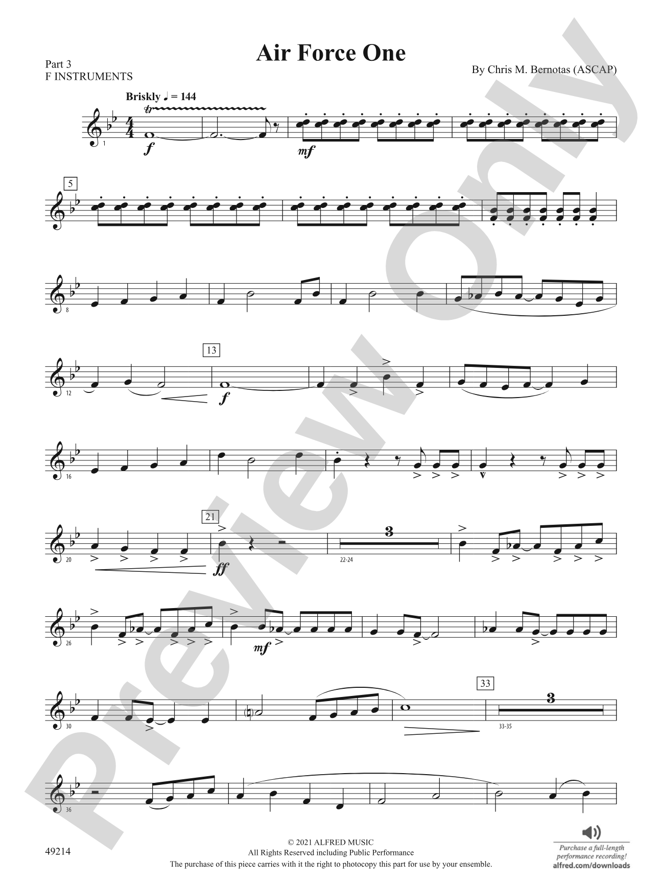 Air Force One: Part 3 - F Instruments