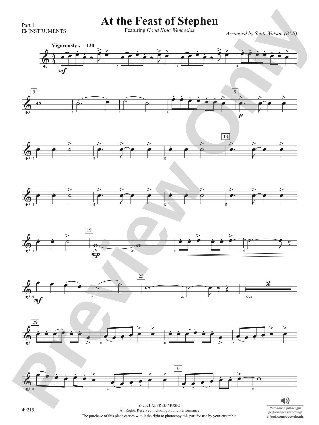 At the Feast of Stephen: Part 1 - E-flat Instruments