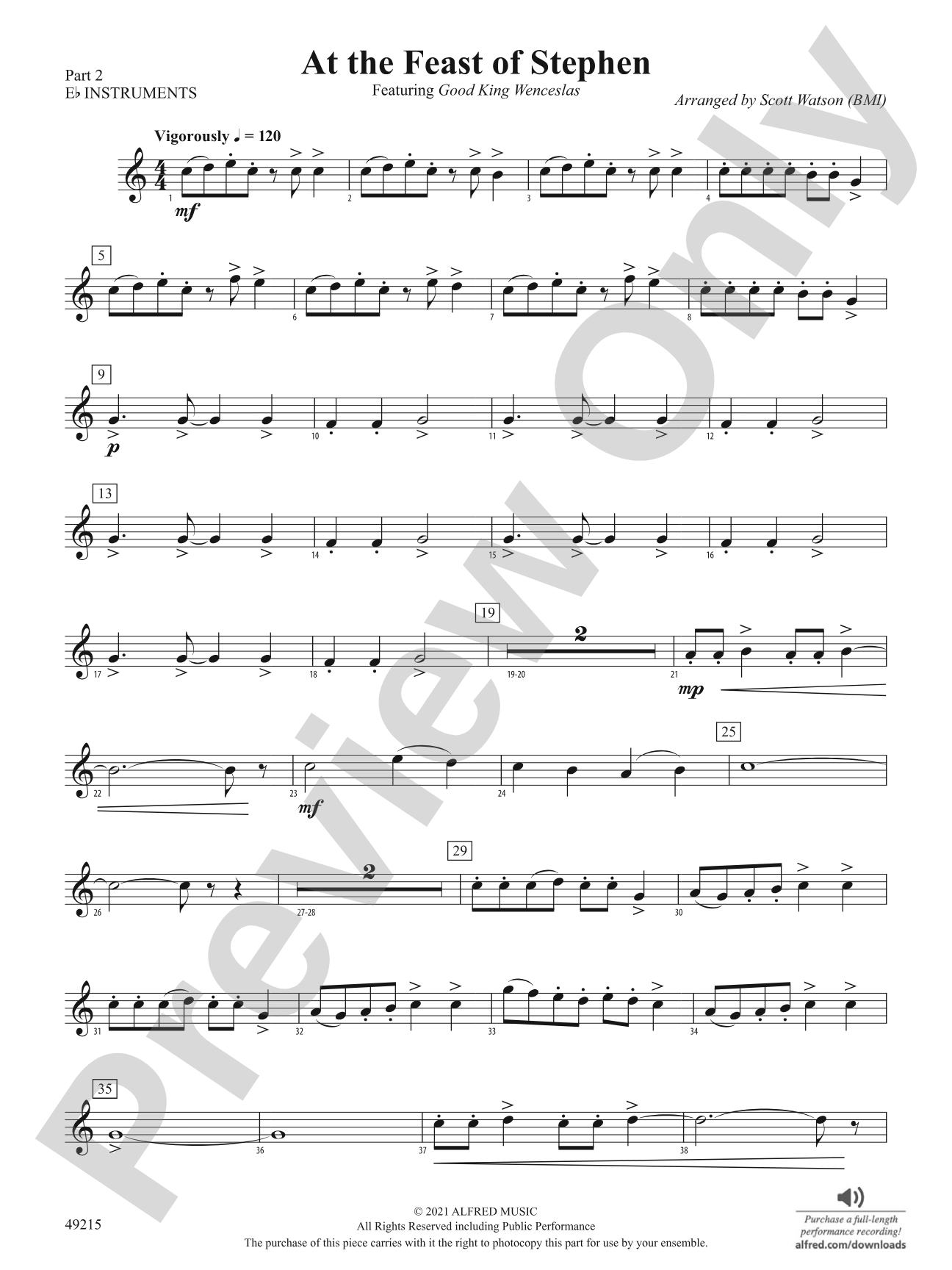 At the Feast of Stephen: Part 2 - E-flat Instruments