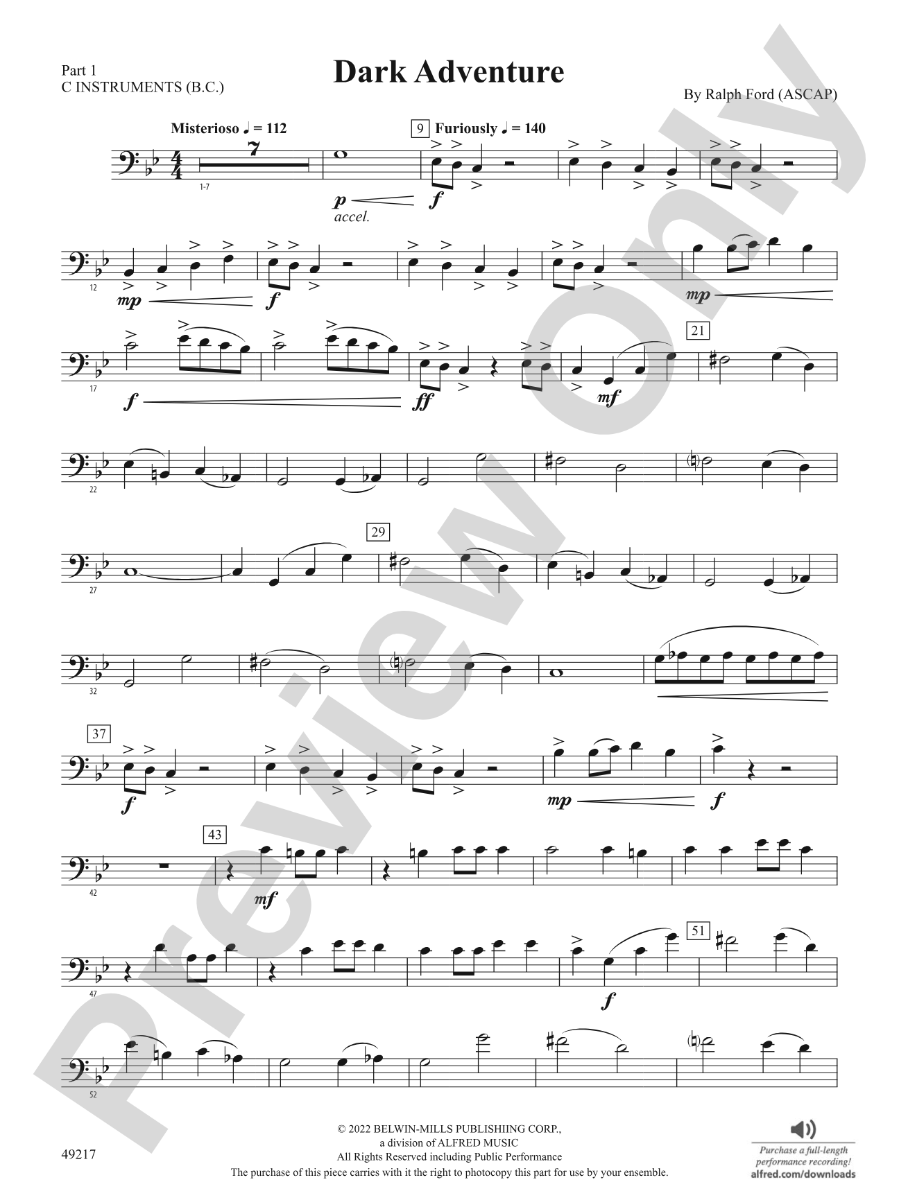 Dark Adventure: Part 1 - C Instruments (B.C.)