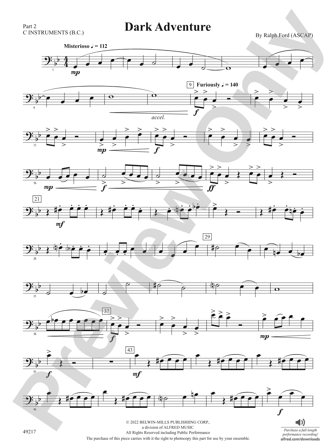 Dark Adventure: Part 2 - C Instruments (B.C.)