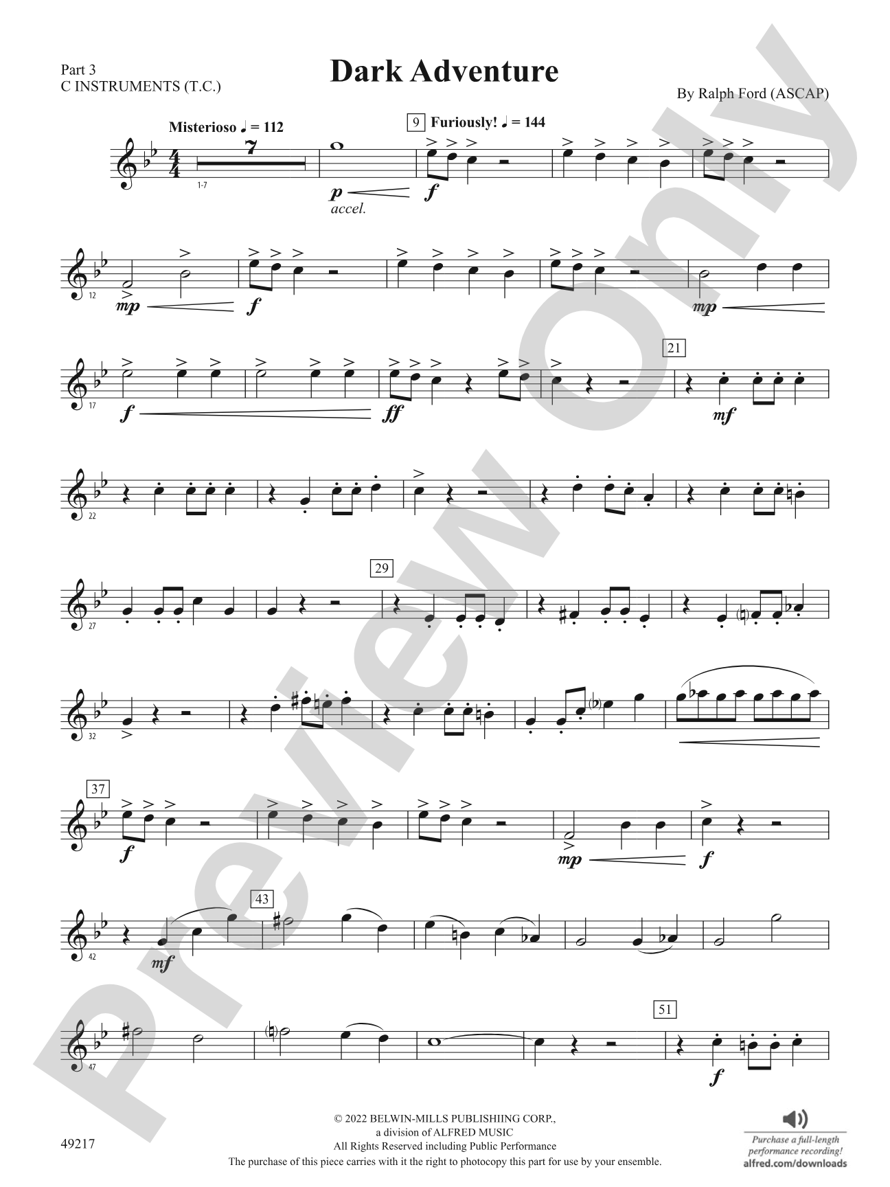 Dark Adventure: Part 3 - C Instruments (T.C.)