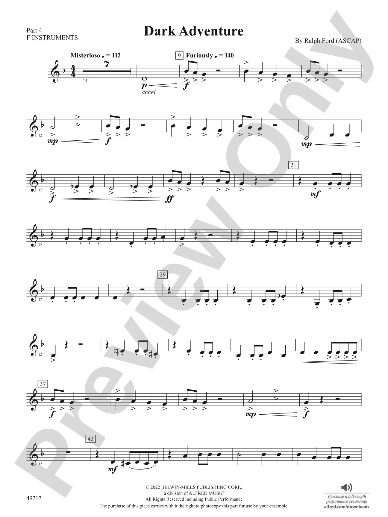 Dark Adventure: Part 4 - F Instruments