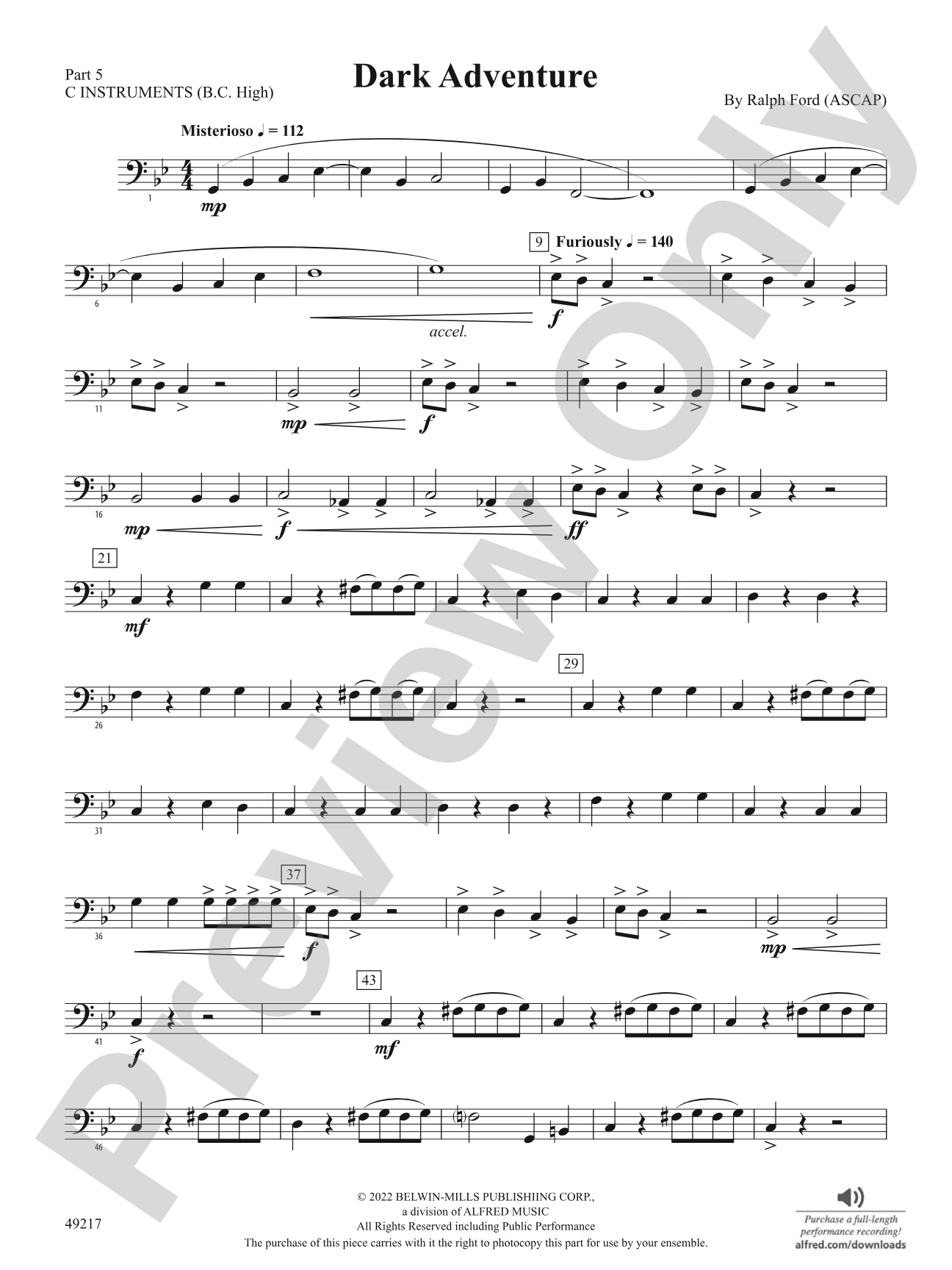 Dark Adventure: Part 5 - C Instruments (B.C. High)