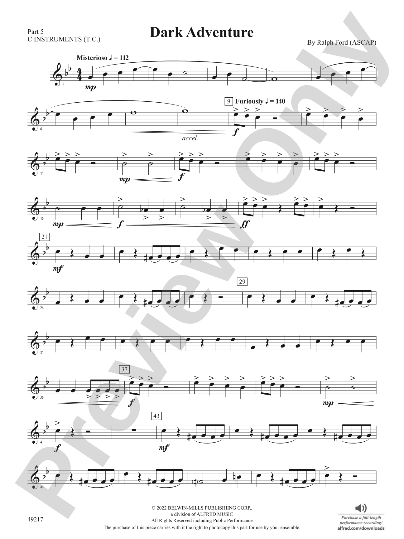 Dark Adventure: Part 5 - C Instruments (T.C.)