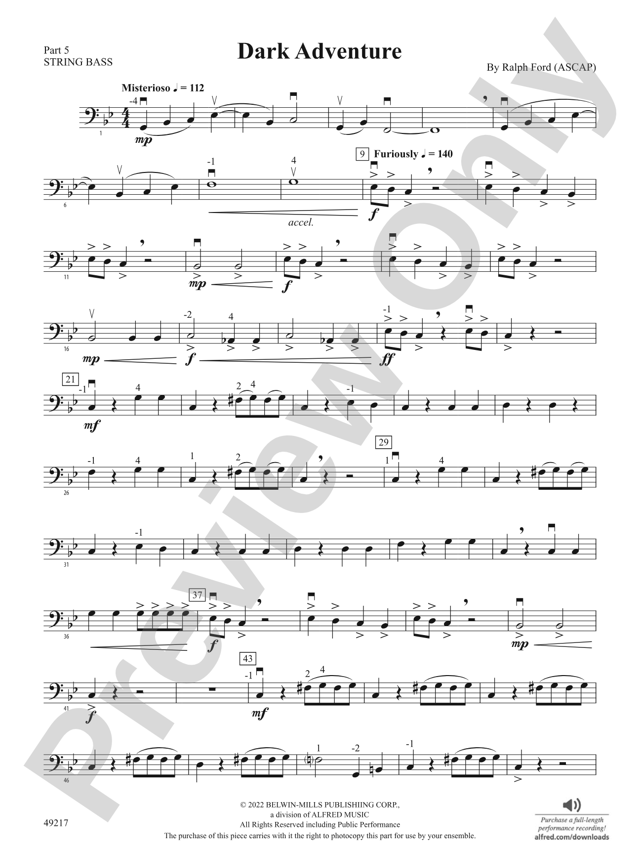 Dark Adventure: Part 5 - String Bass