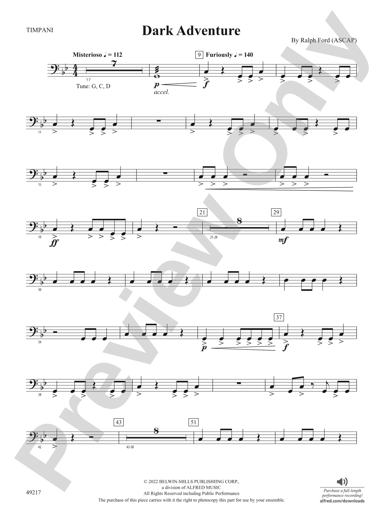 Dark Adventure: Timpani