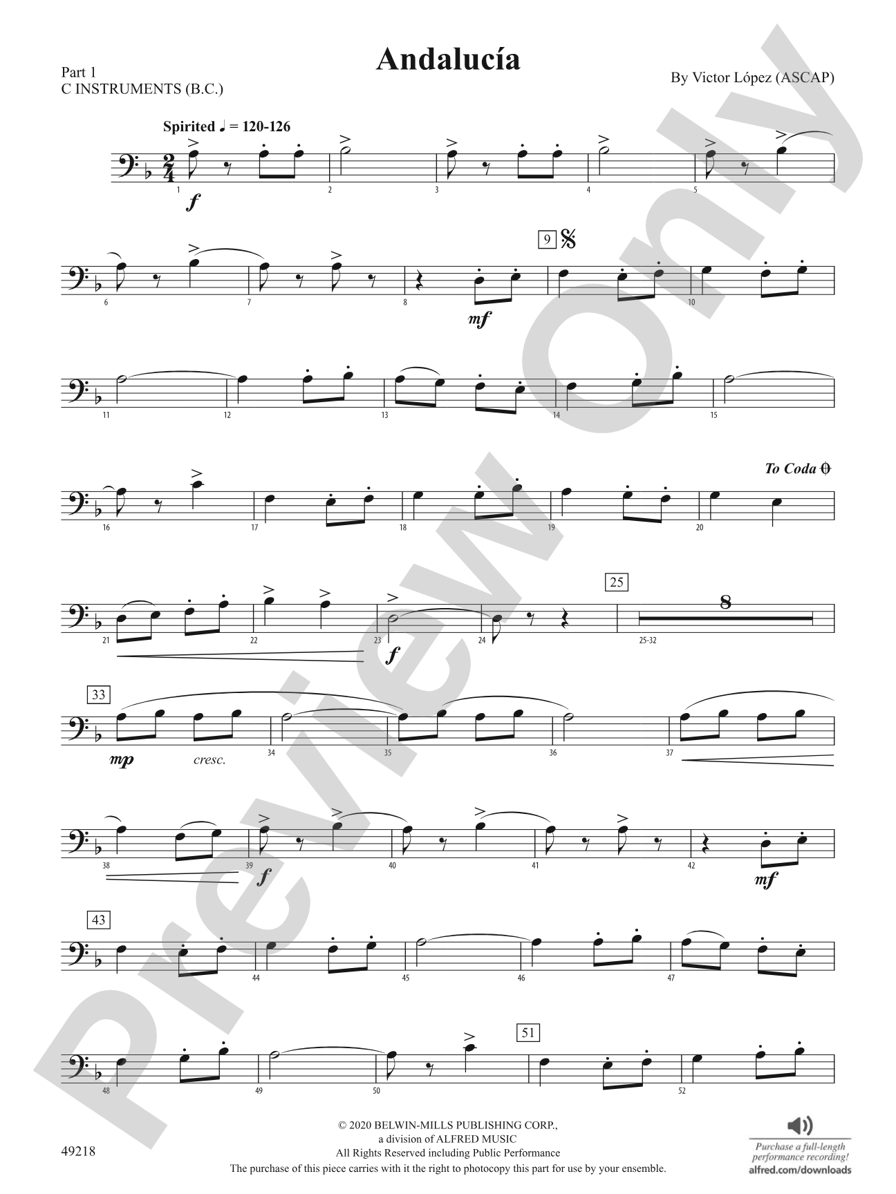 Andalucía: Part 1 - C Instruments (B.C.)
