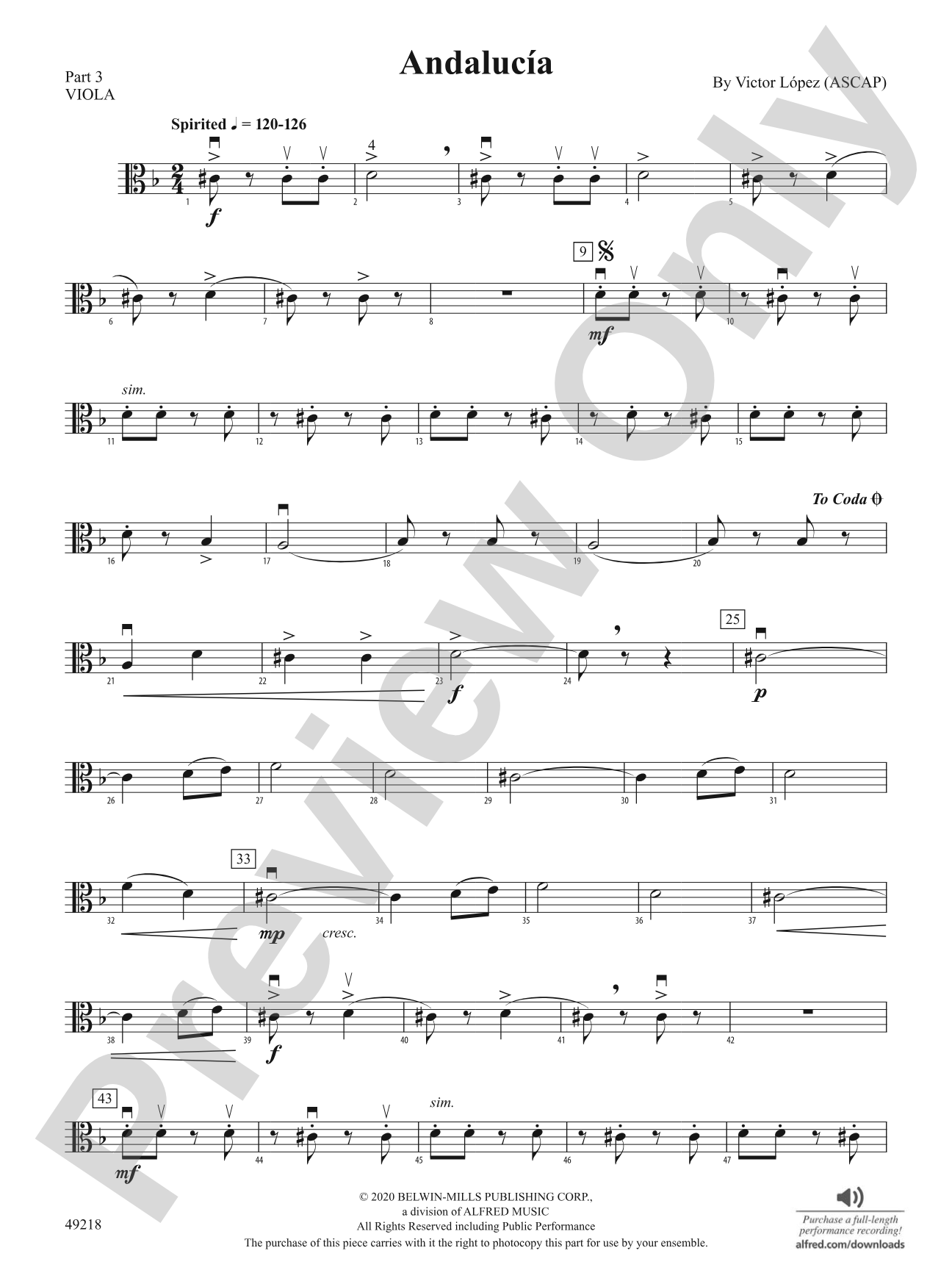Andalucía: Part 3 - Viola