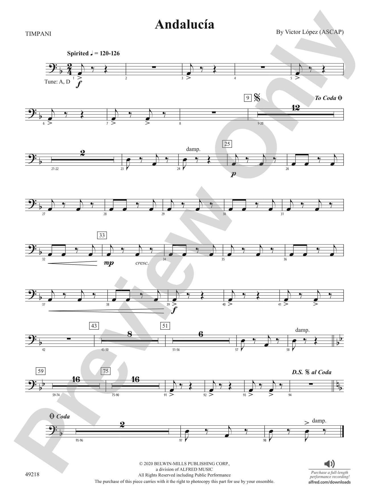 Andalucía: Timpani
