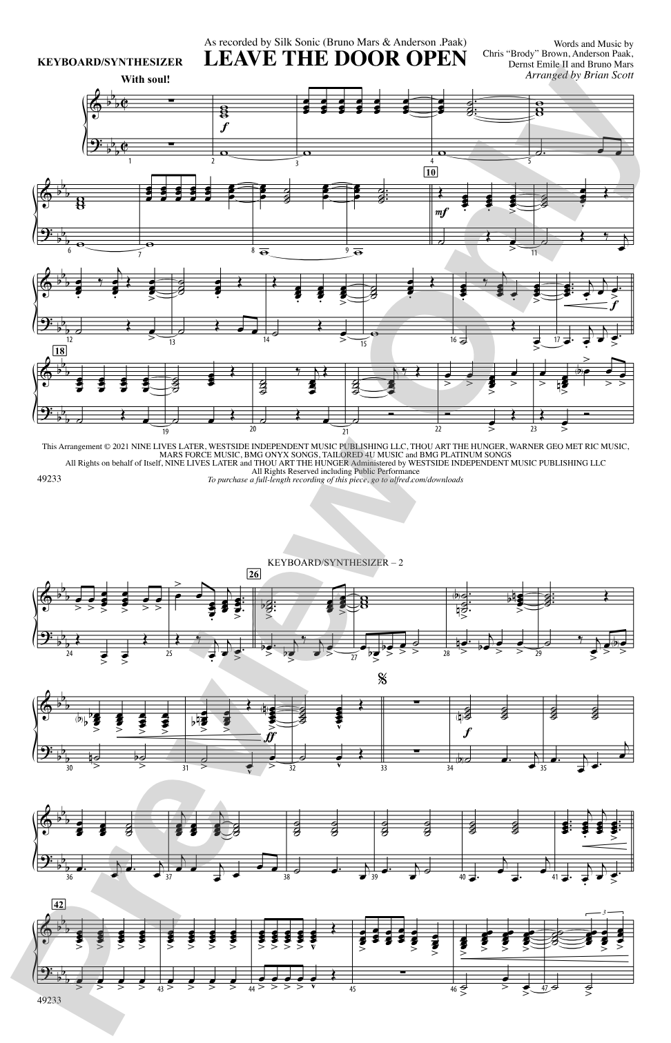 Leave the Door Open: 1st Keyboard