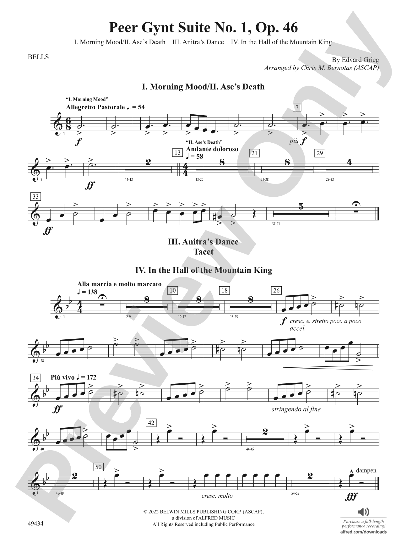 Peer Gynt Suite No.1, Op. 46: Mallets