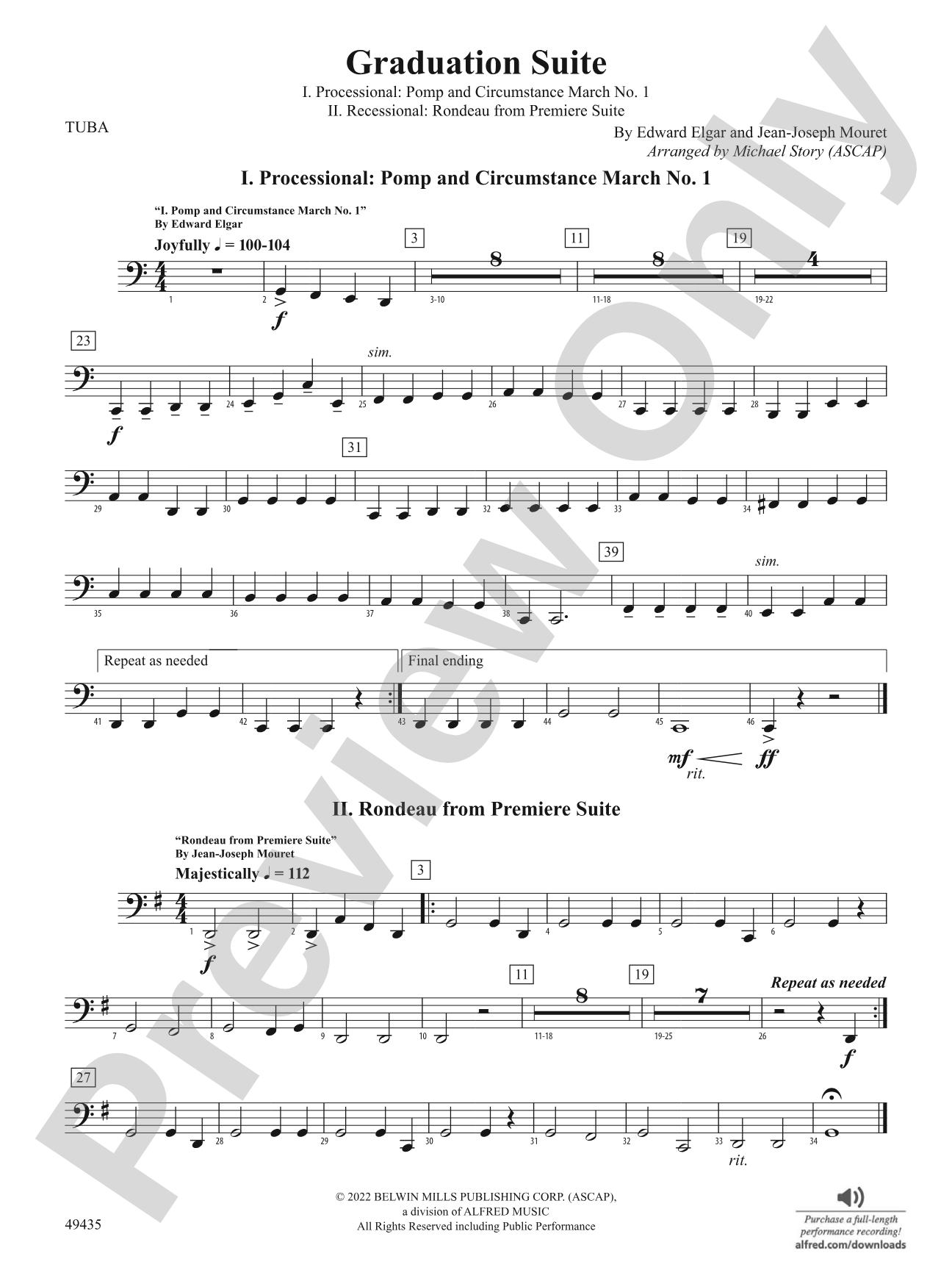 Graduation Suite: Tuba