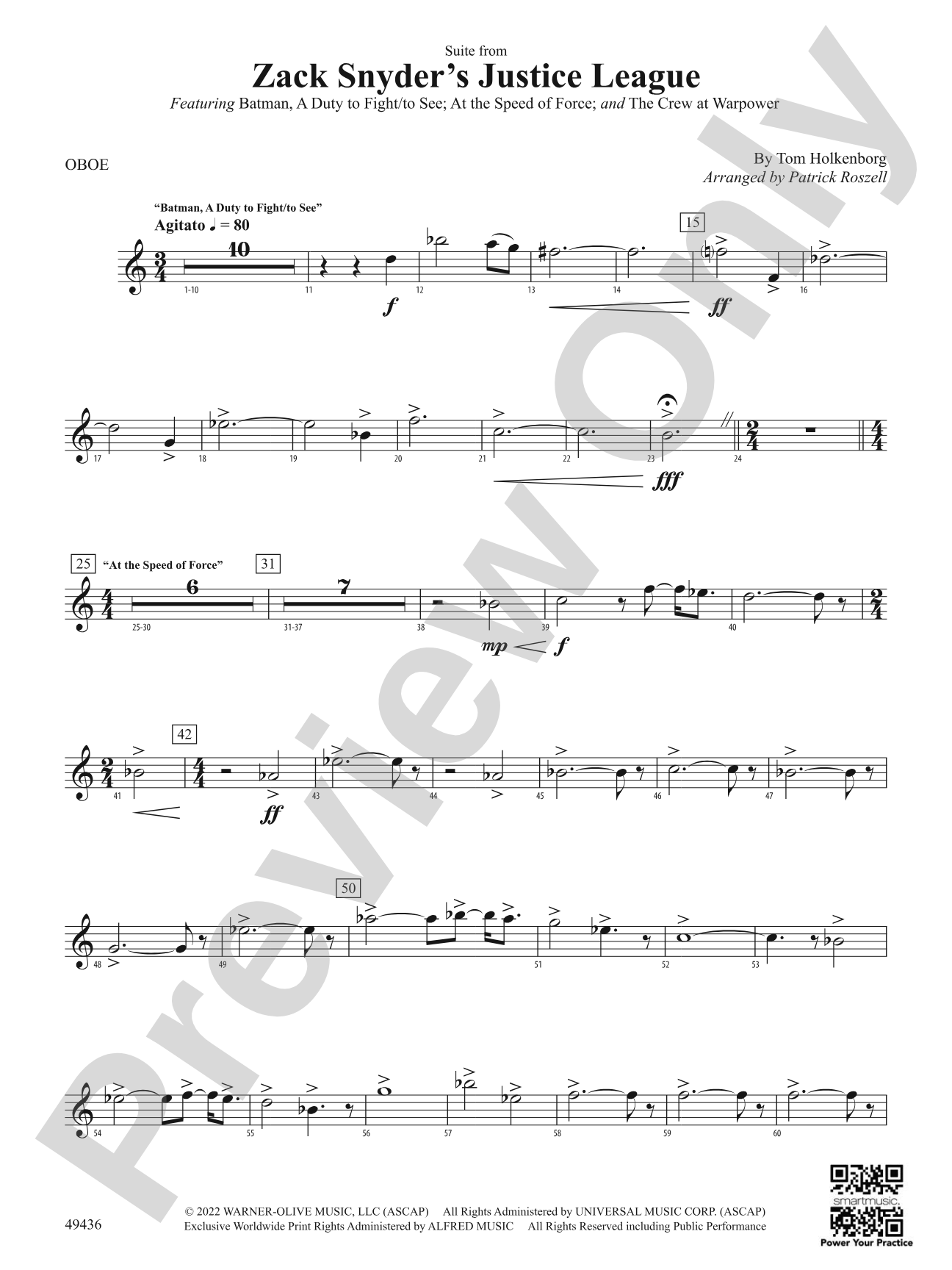 Suite from Zack Snyder's Justice League: Oboe