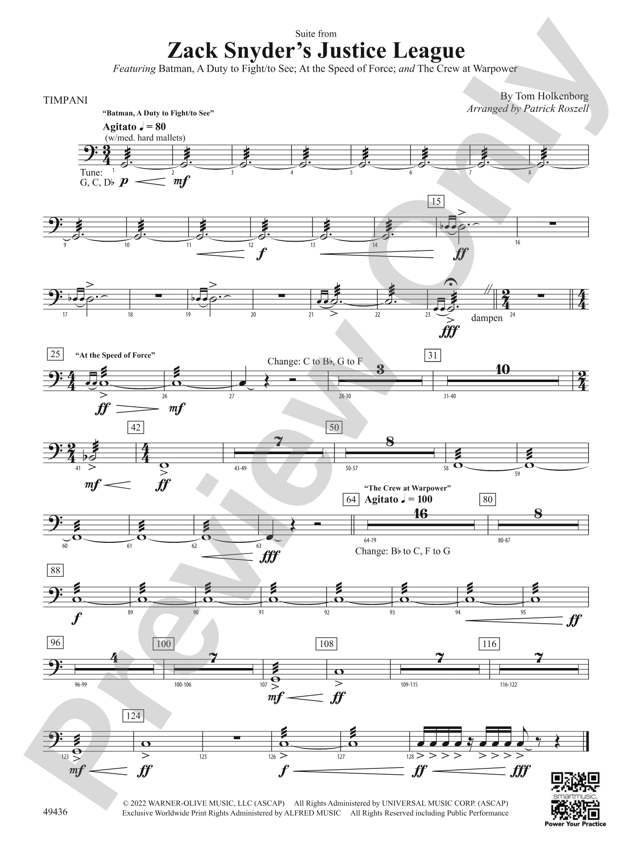 Suite from Zack Snyder's Justice League: Timpani