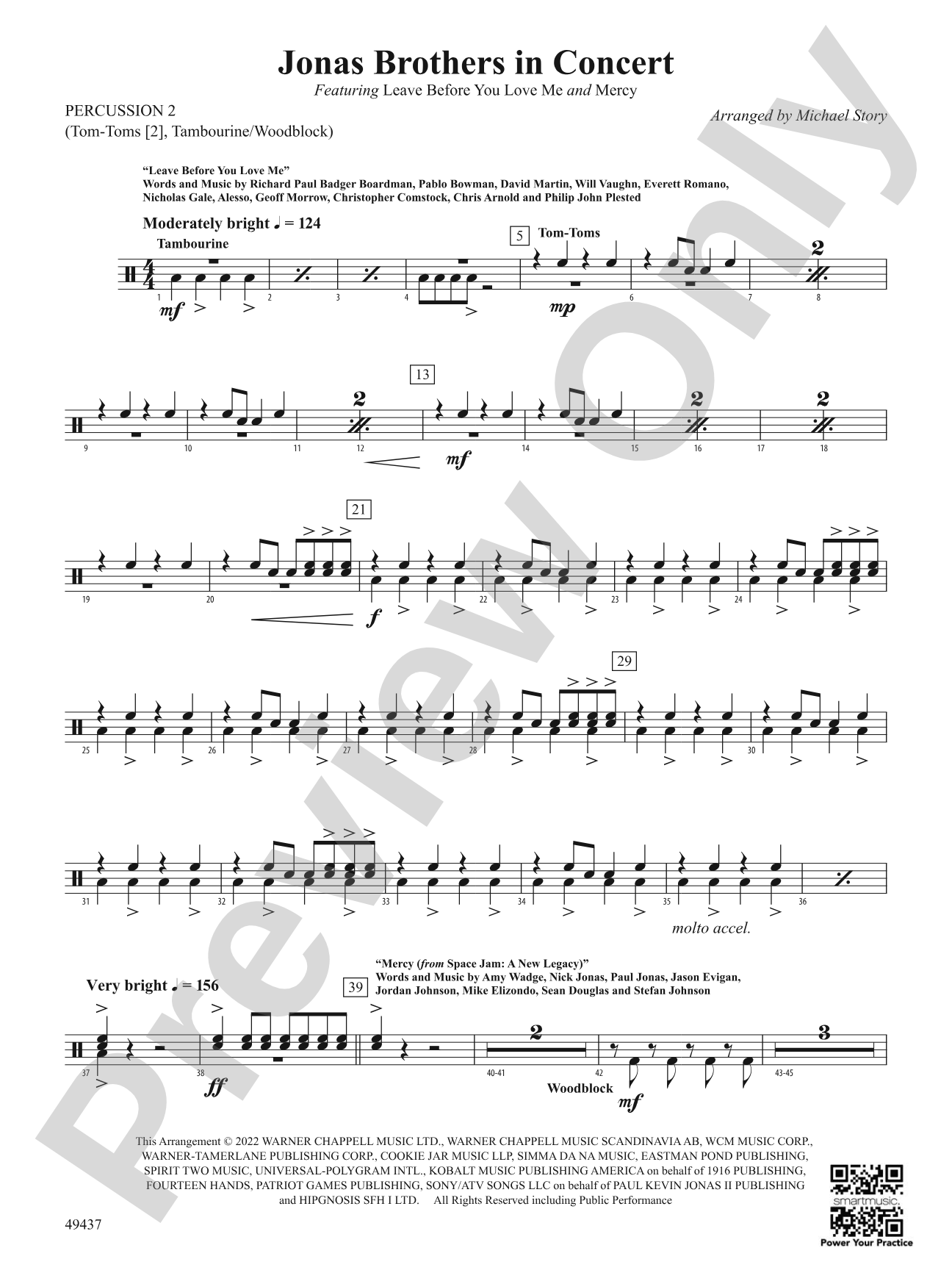 Jonas Brothers in Concert: 2nd Percussion