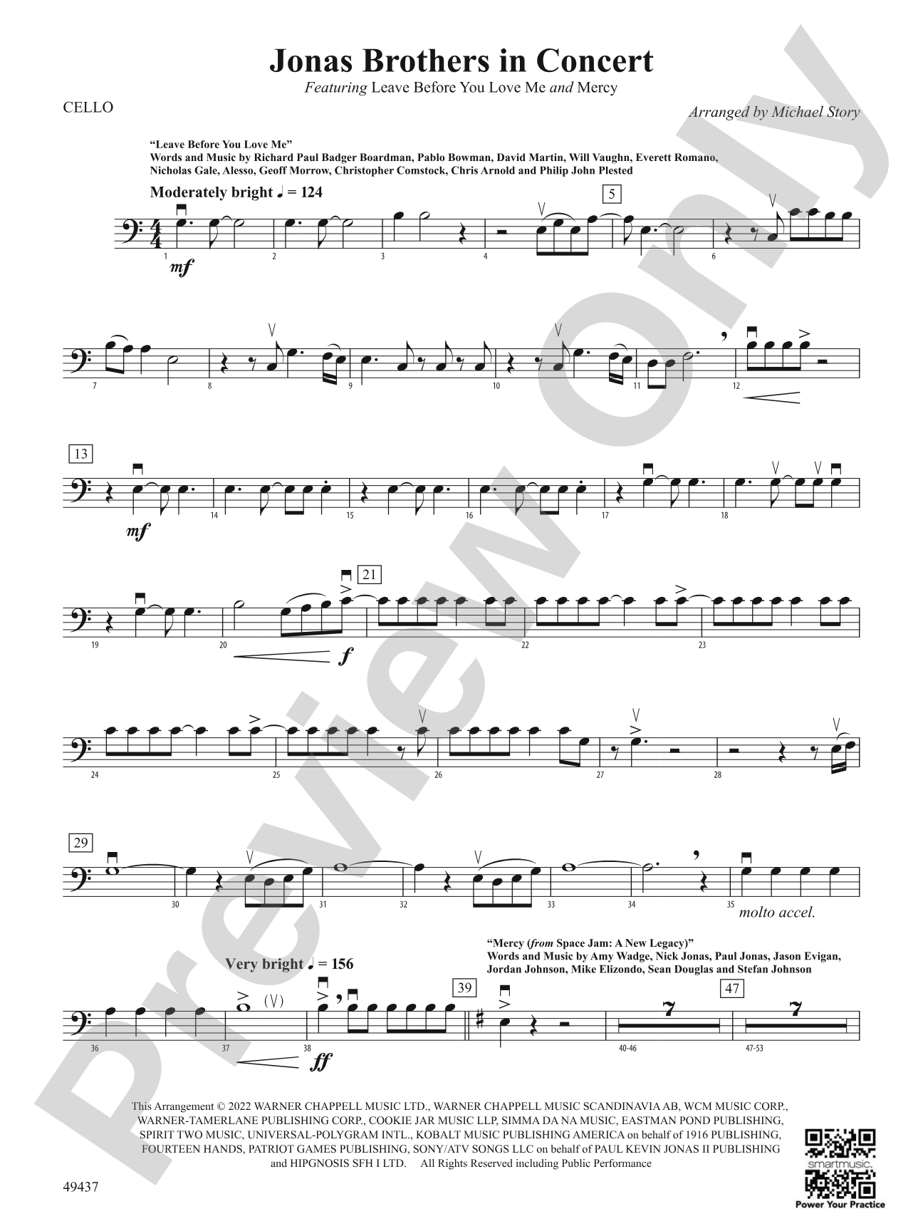 Jonas Brothers in Concert: Cello