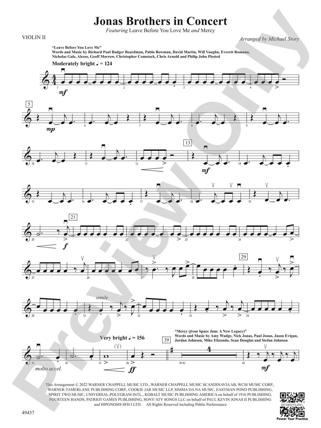 Jonas Brothers in Concert: 2nd Violin