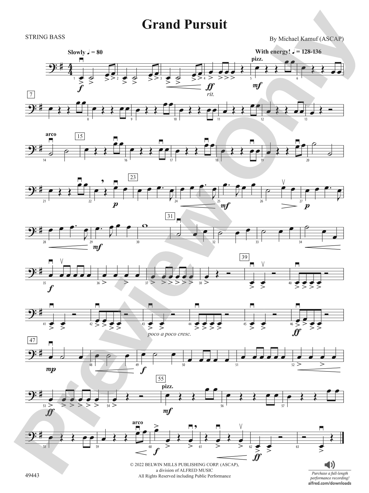 Grand Pursuit: String Bass