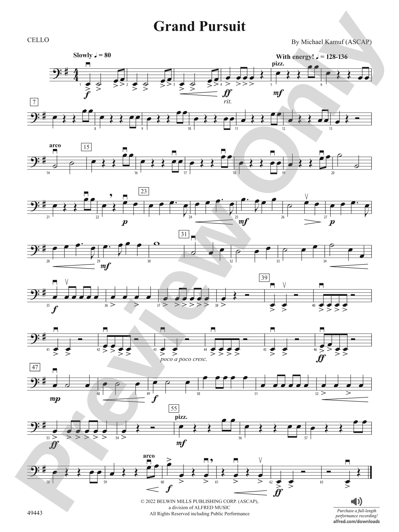 Grand Pursuit: Cello