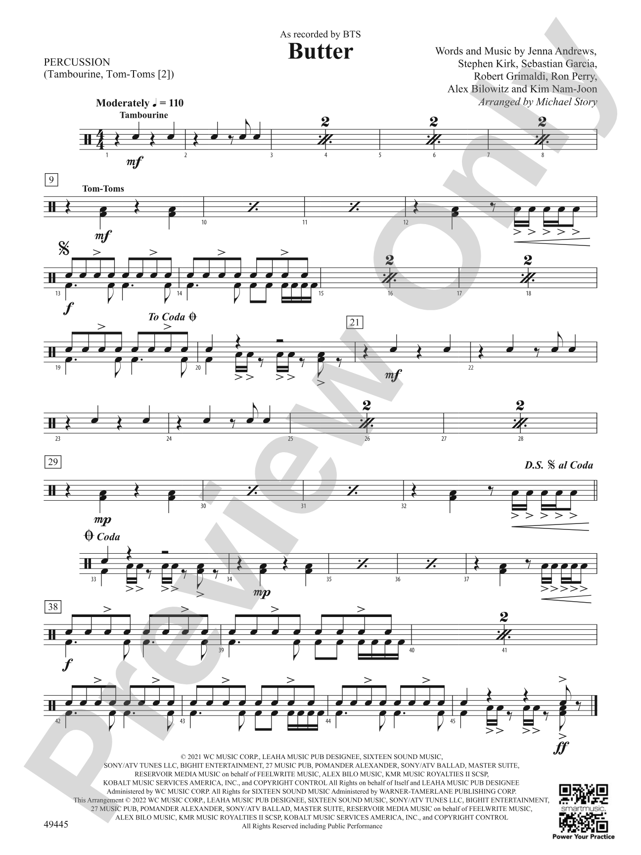 Butter: 1st Percussion