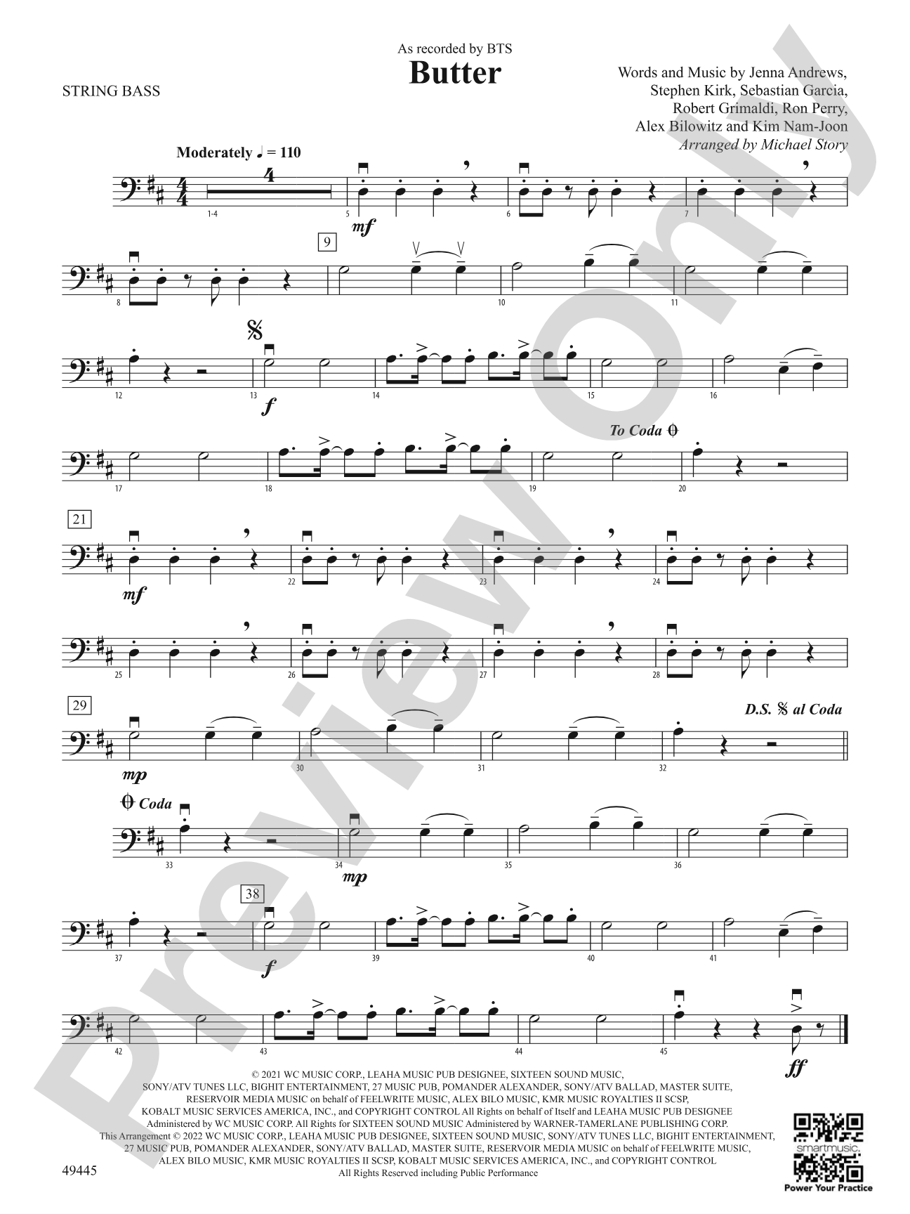 Butter: String Bass