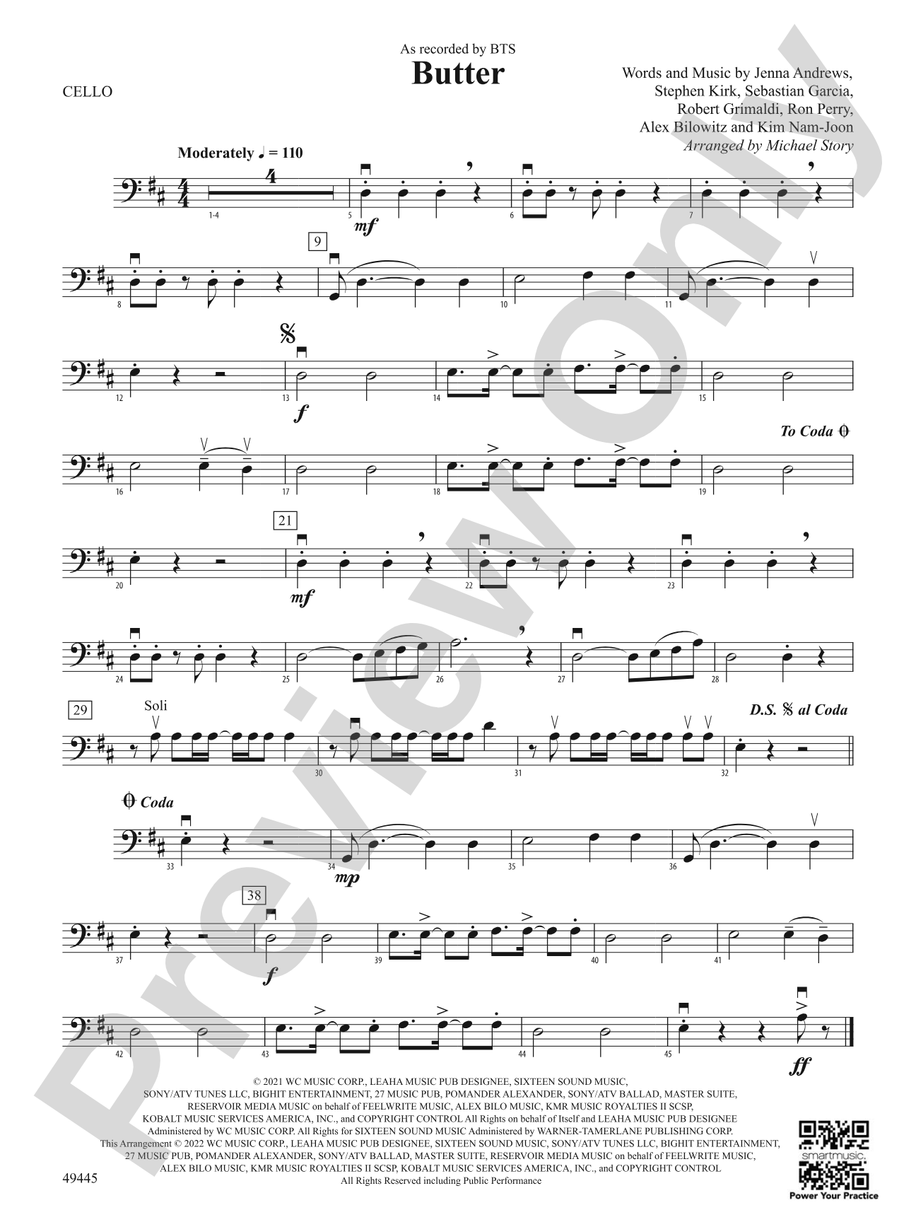 Butter: Cello