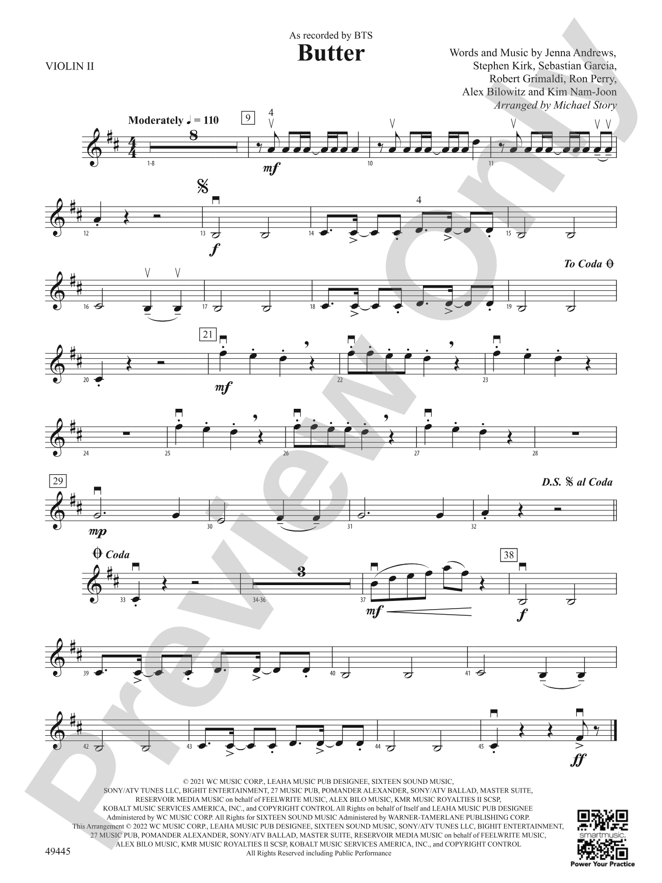 Butter: 2nd Violin