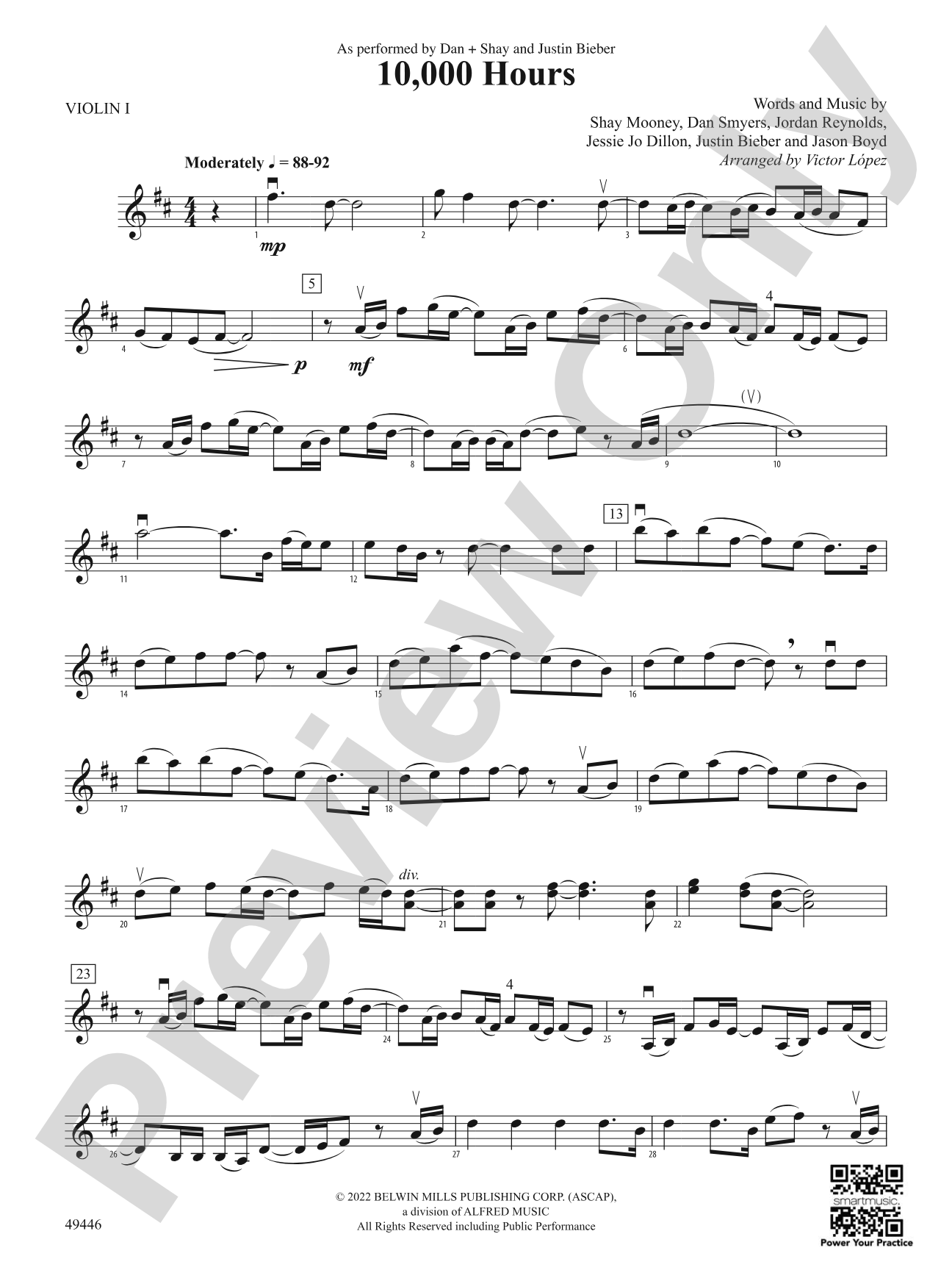 10,000 Hours: 1st Violin