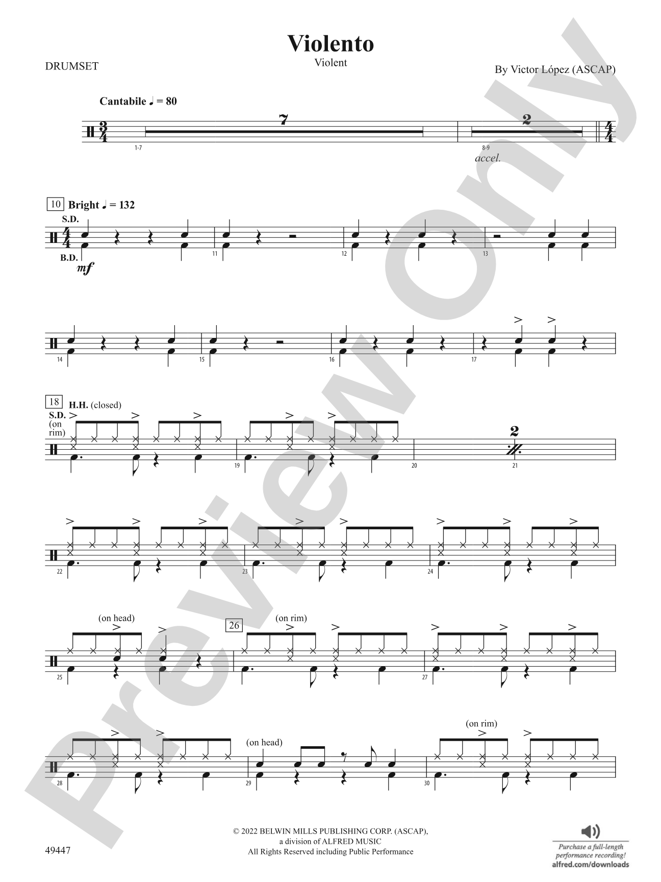 Violento: Drums
