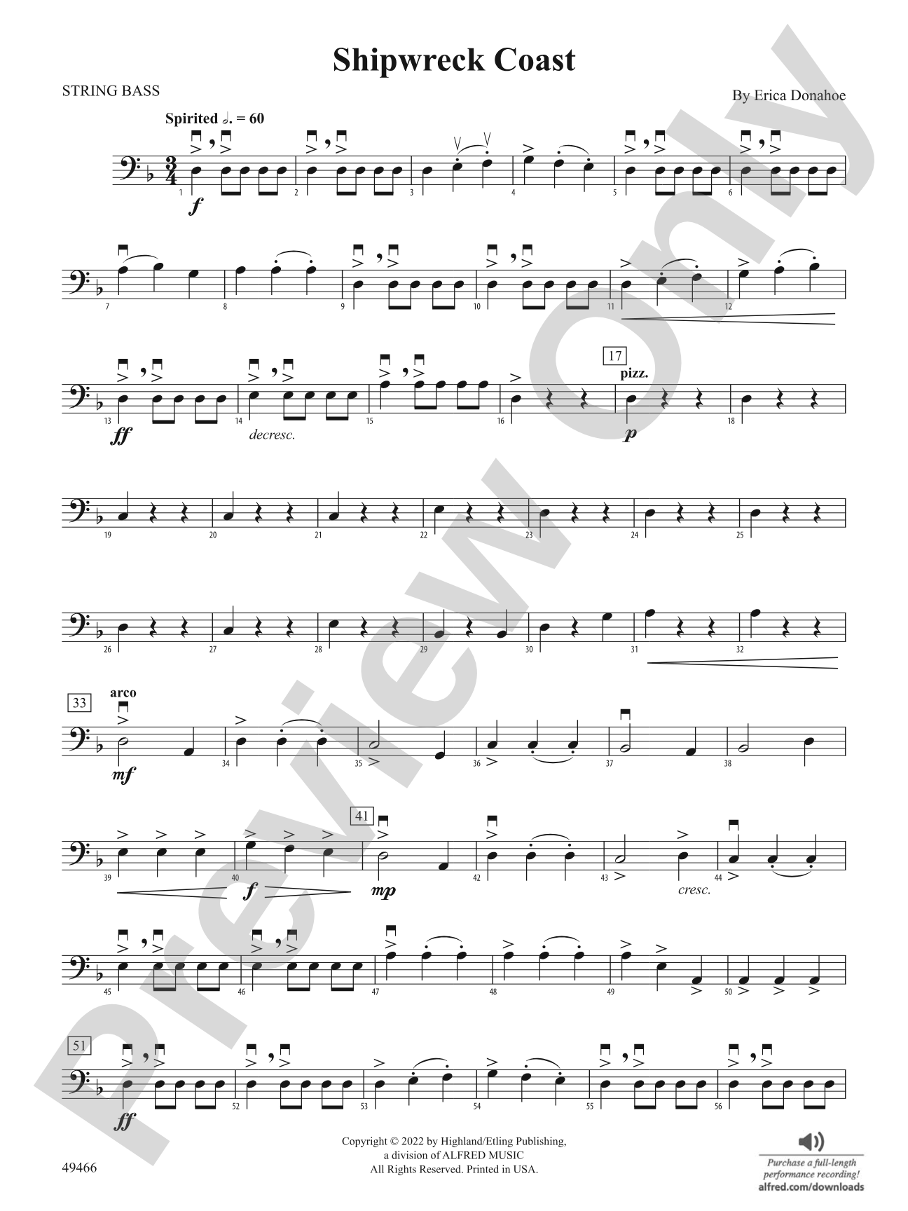 Shipwreck Coast: String Bass