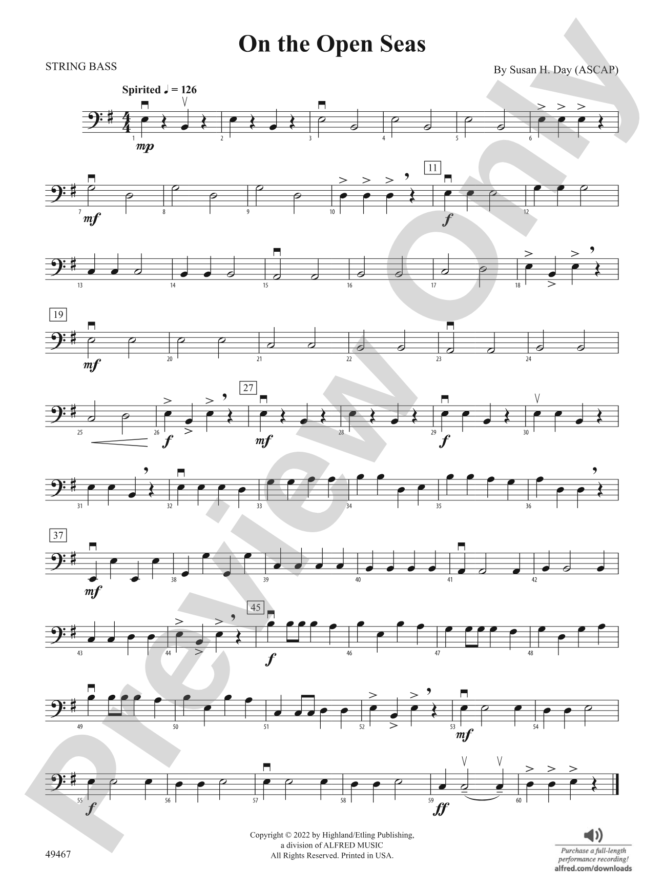 On the Open Seas: String Bass