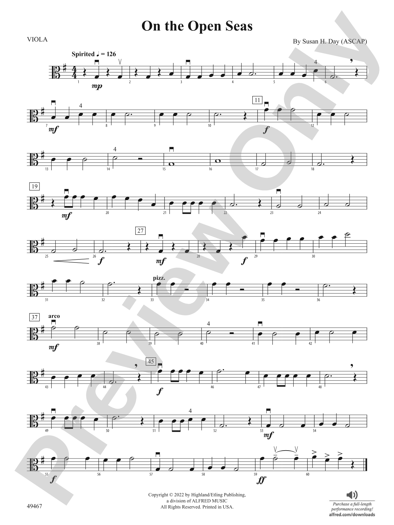 On the Open Seas: Viola