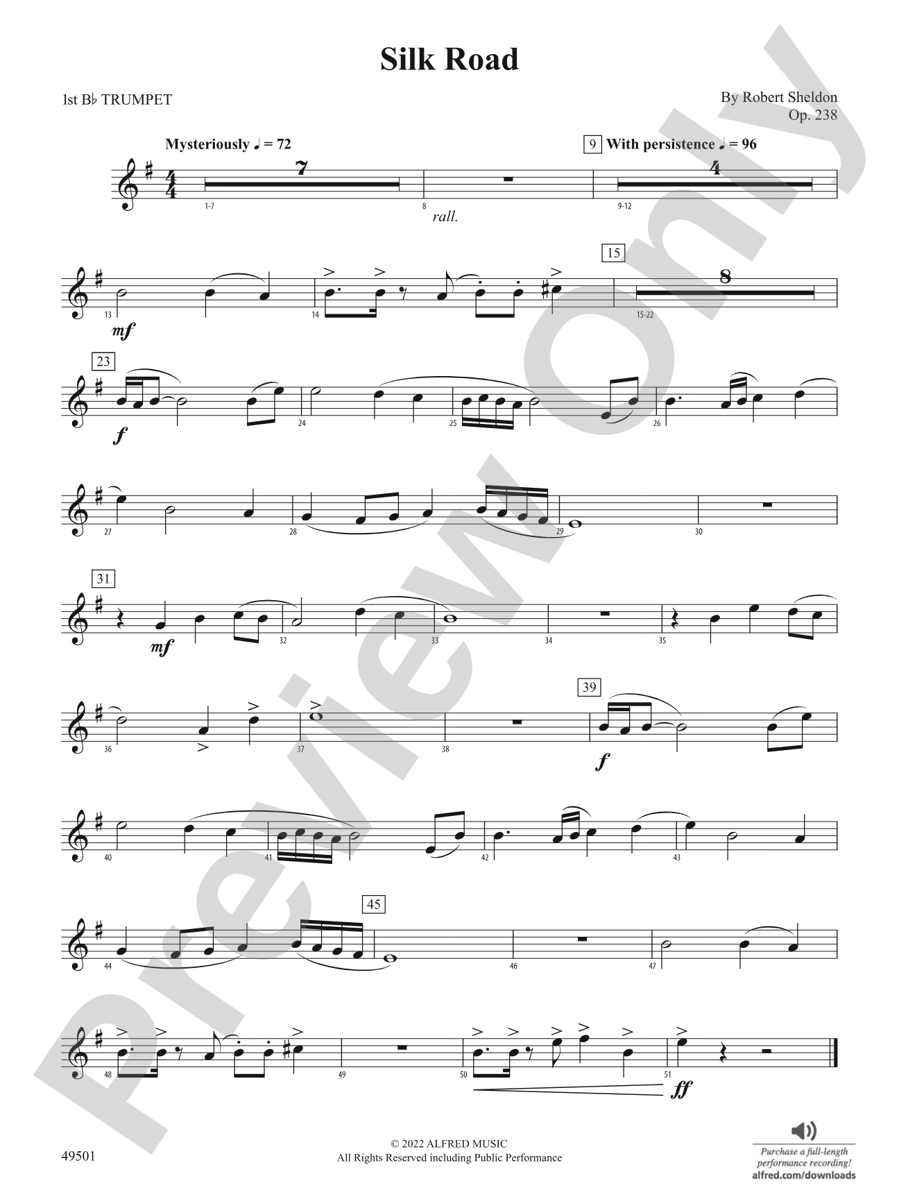 Silk Road: 1st B-flat Trumpet