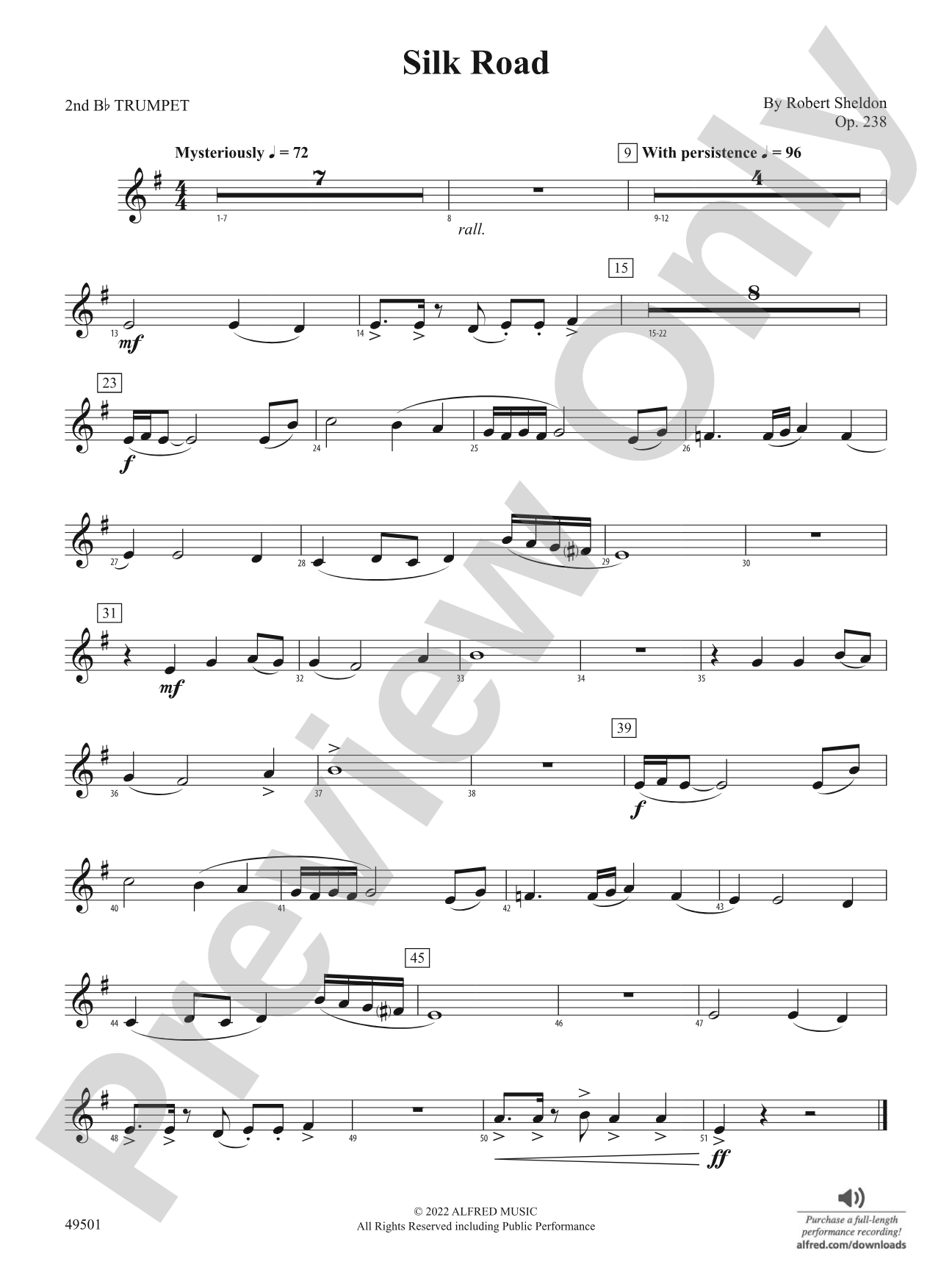 Silk Road: 2nd B-flat Trumpet