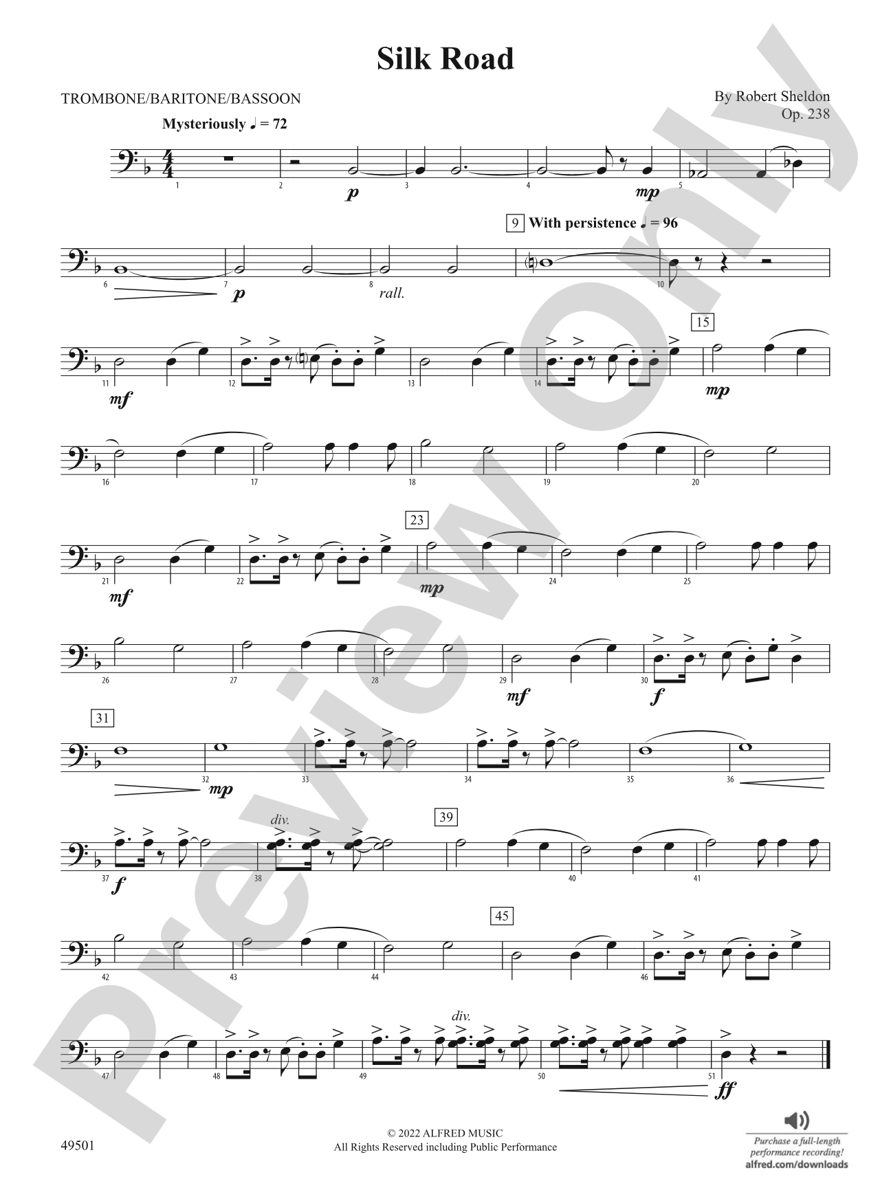 Silk Road: 1st Trombone