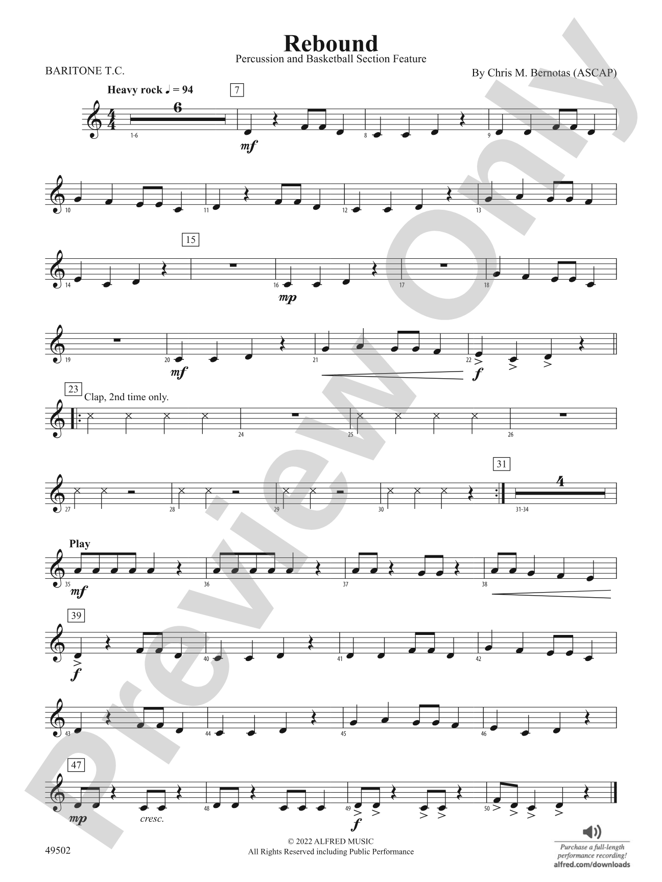 Rebound: Baritone T.C.