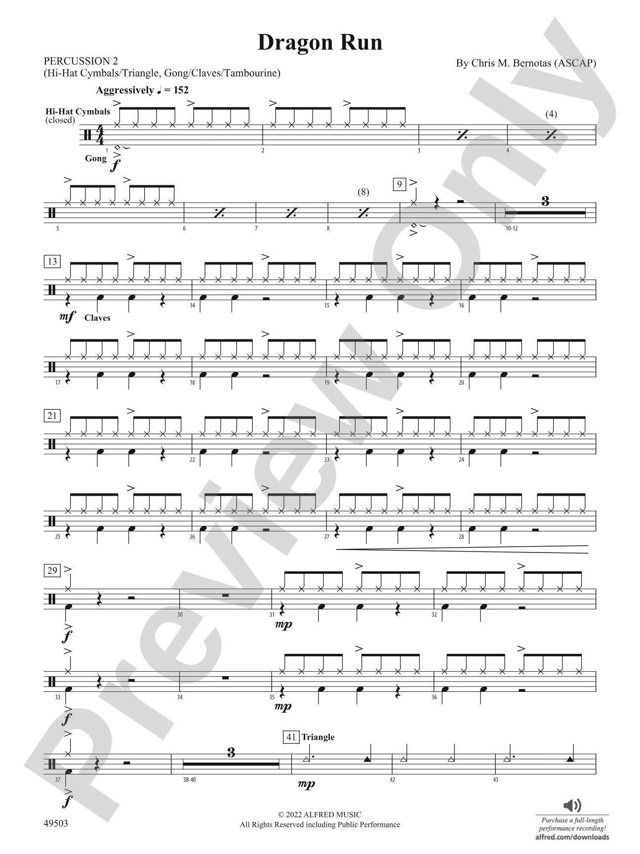 Dragon Run: 2nd Percussion