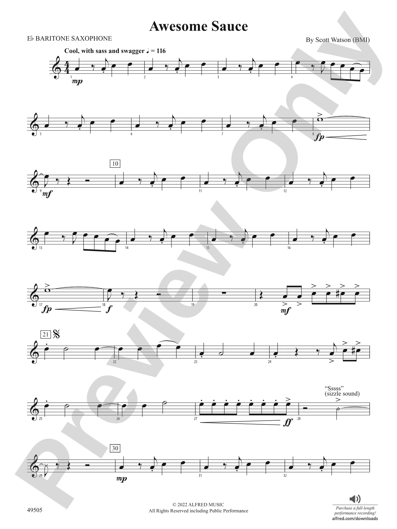 Awesome Sauce: E-flat Baritone Saxophone