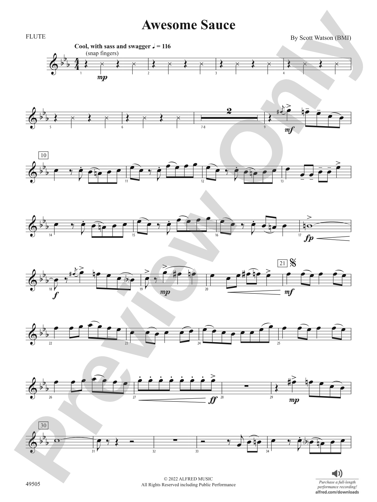 Awesome Sauce: Flute