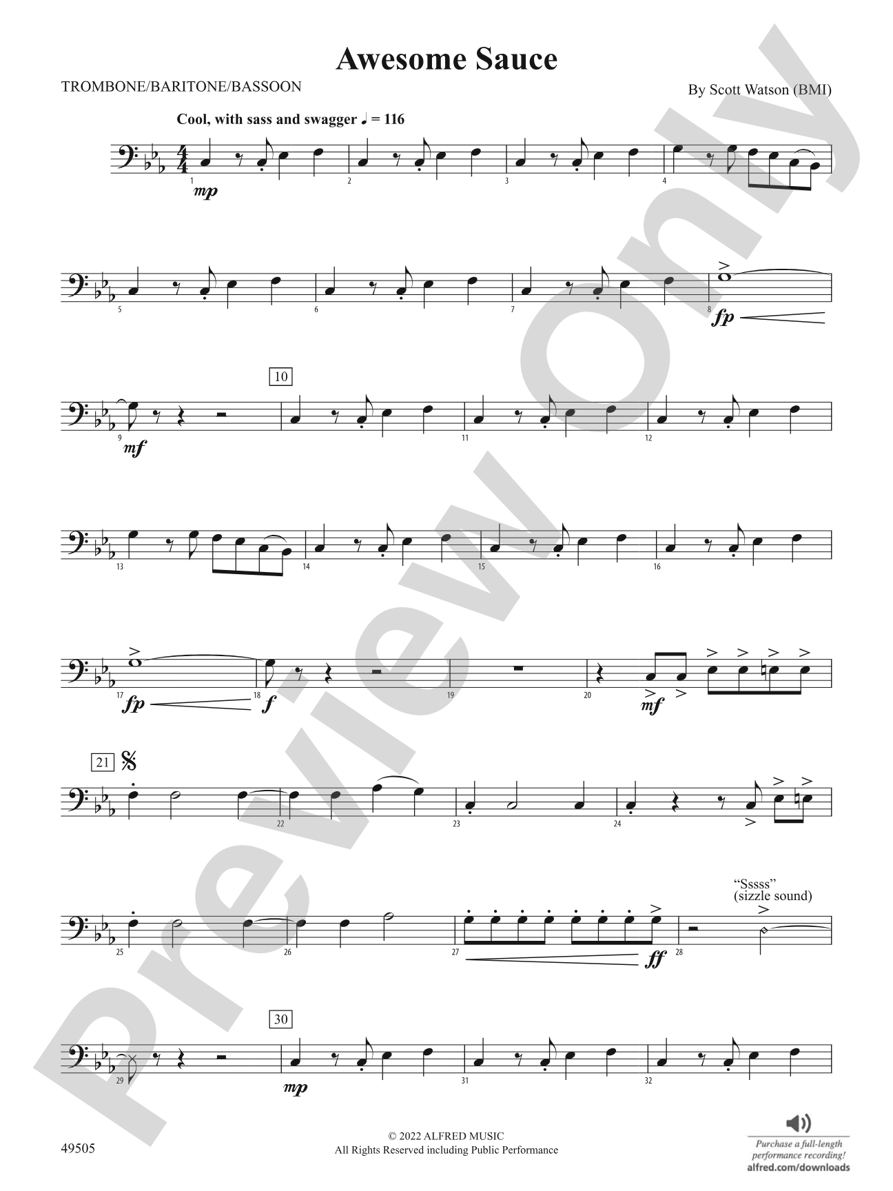 Awesome Sauce: 1st Trombone