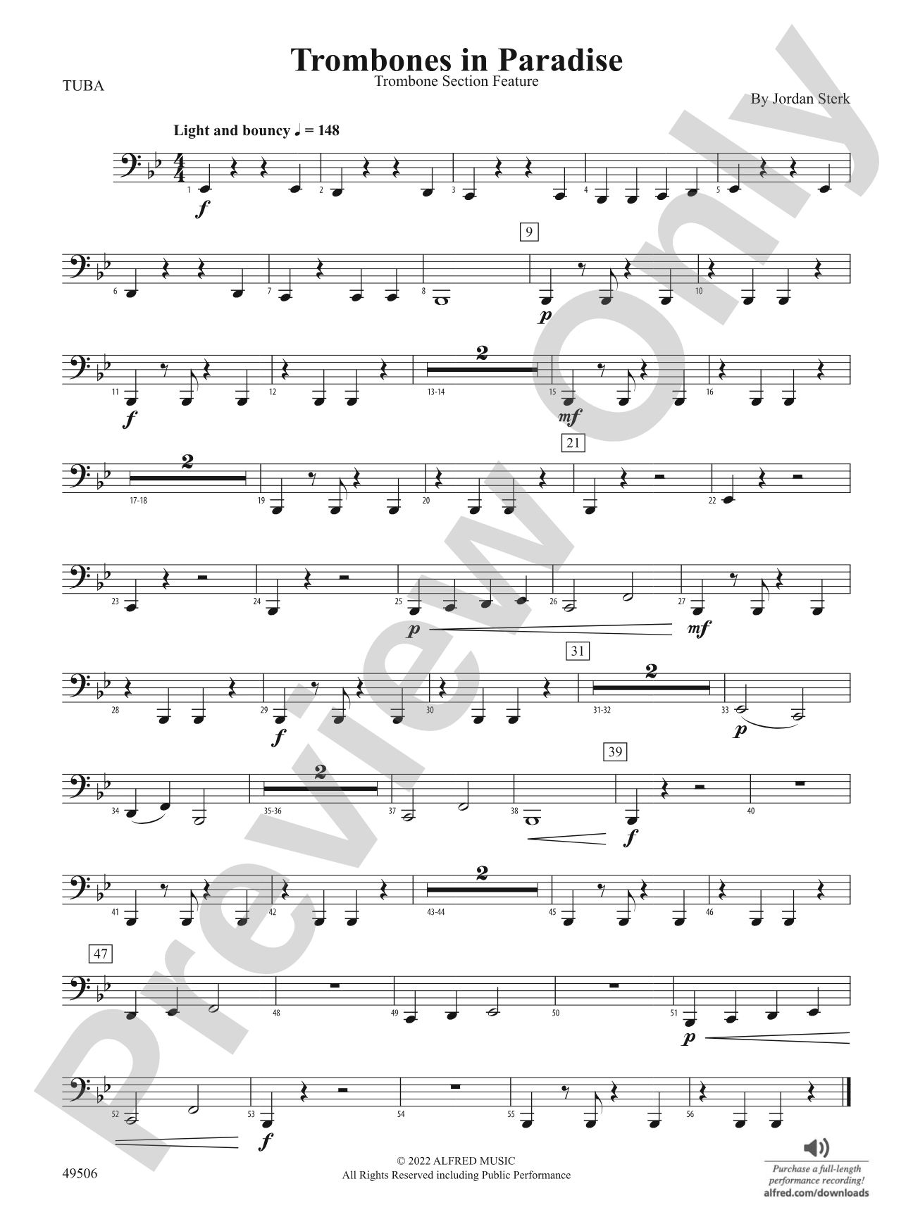Trombones in Paradise: Tuba
