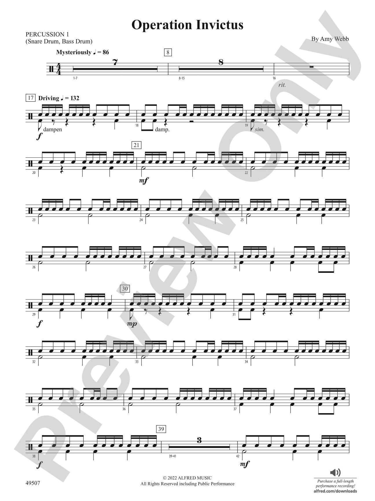 Operation Invictus: 1st Percussion