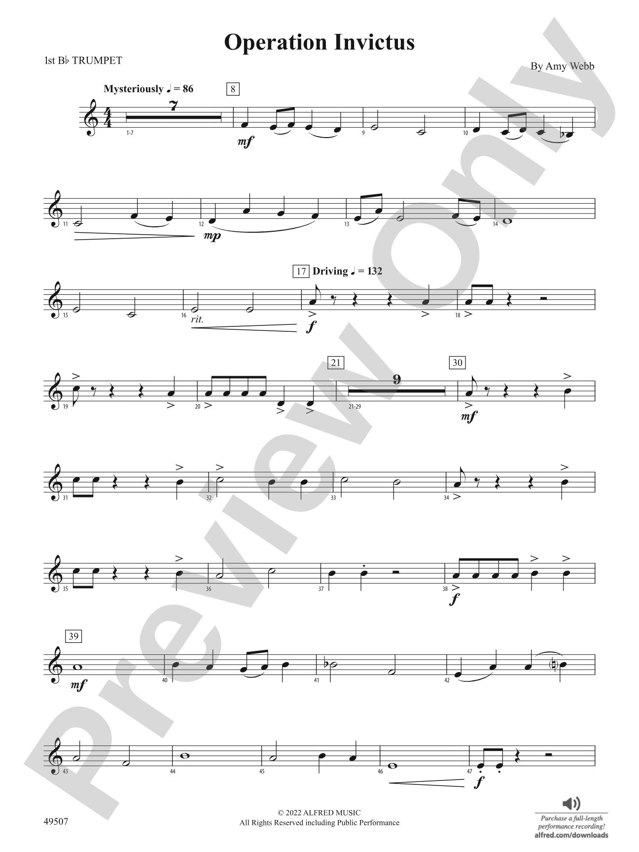 Operation Invictus: 1st B-flat Trumpet